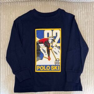 Polo Ralph Lauren Kids Navy Long Sleeve Shirt